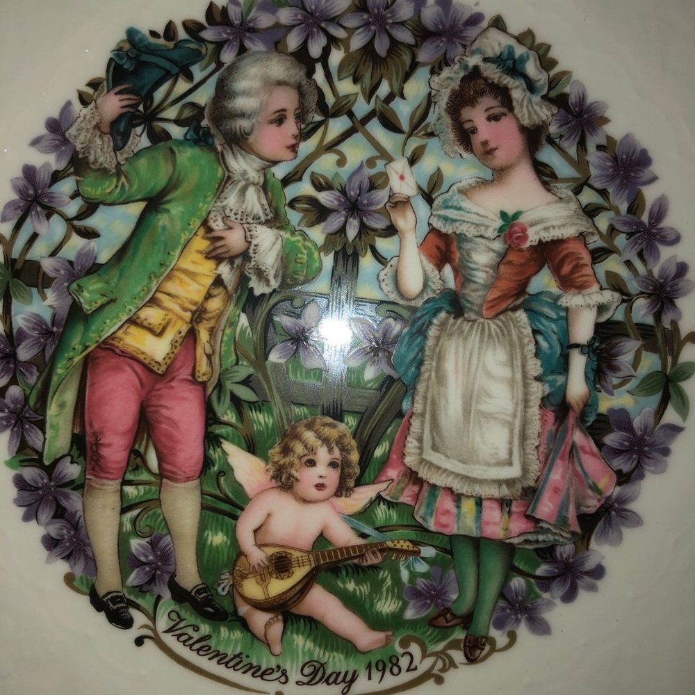 💘💝💘Valentines Day Bone China plate
